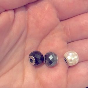 Authentic retired pandora essence bead charms lot